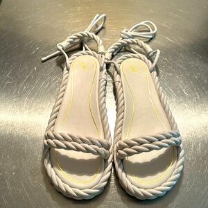 Valentino The Rope Ankle-Tie Sandal